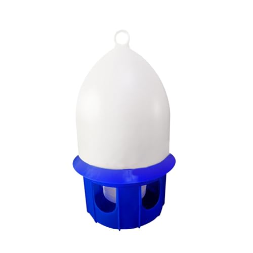 perfk Taubentränke, Vogeltränke, Wasserfütterungseimer, Haustier-Wassertopf, Taubentränke für Hühnerfarm, Tauben, Pfauen, Fasane, 6L blau von perfk