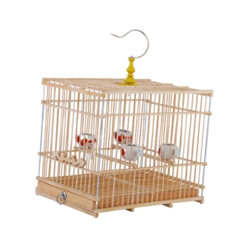 perfk Vogelkäfig Vogelkäse mit Food Cup Papageienstand Käfig Reisevögel Käfig für Finken Blockier kleine Tiere Cockatiels Lovebirds von perfk