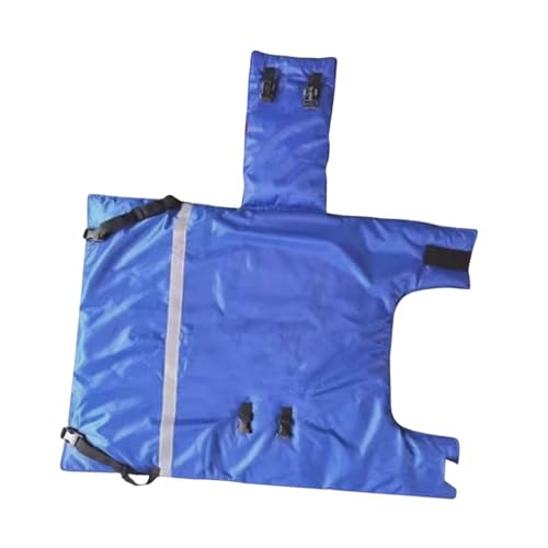 perfk Wadenwarme Kleidung, Wadenjacke, verstellbare Wadenwärmedecke, hält die Waden warm, wasserdichte Wadendeckenjacke, Blau, L von perfk