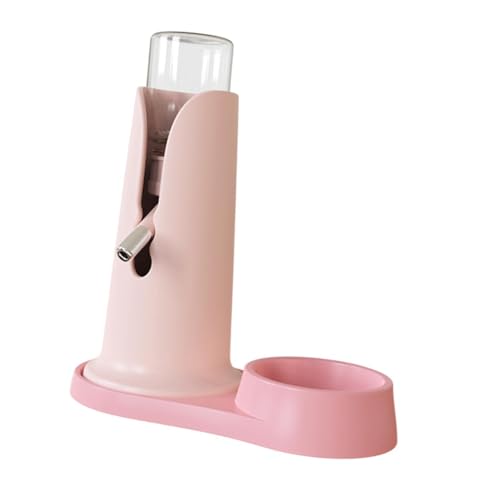 perfk Wasserflasche für Hamster, Wasserkocher, Futterspender, auslaufsicher, hygienisch, Haustierbedarf, Wasserflasche für Kleintiere, Rennmaus, Rosa von perfk