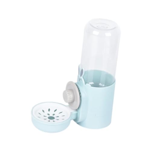 perfk Wasserspender für Kaninchen, automatisch, große Kapazität, Wasserschale, Wasserzufuhr, Käfig zum Aufhängen für Chinchillas und Hamster, Cyan von perfk