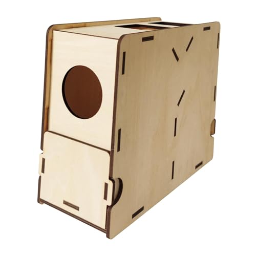 perfk Wind Sheller DIY Holzmontagebox Splitter, Getreideblasmaschine Vogelfutterblasmaschine für Hinterhofläden von perfk