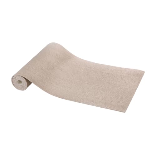 perfk Zuschneidbare Katzenkratzmatte, Abdeckung für Katzenbaumregale, Selbstklebende Katzenkratzmatte, Teppichschutz für Haustiere, für Couchwand, Khaki von perfk