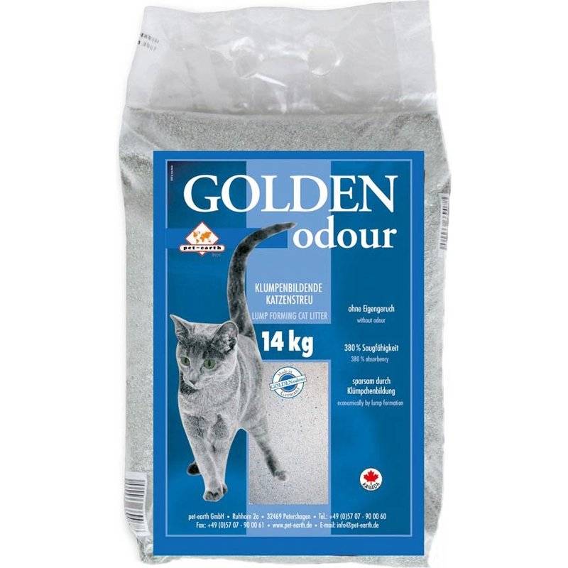 Golden Odour Klumpstreu - 14kg (1,28 € pro 1 kg) von pet-earth