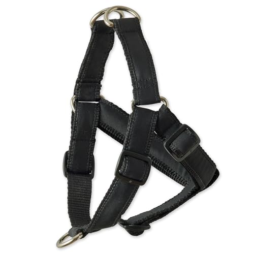 Pet Passion REMY The Recycled Ribbon Harness Black, XX-Large von pet passion