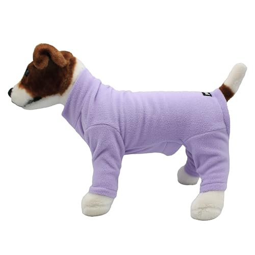 Warmes Hunde-Fleece, erhältlich in fünf Größen und fünf Farben (Flieder, Größe L (Vierbeiner)) von pet wiz