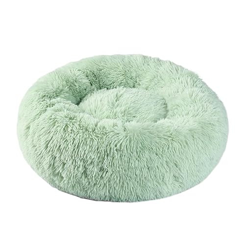 pet wiz Donut-Bett, weich, beruhigend, Premium-Qualität für Hunde und Katzen, Angstlinderung, 50 cm, 80 cm, 100 cm, 6 Farben erhältlich (100 cm, Grün) von pet wiz