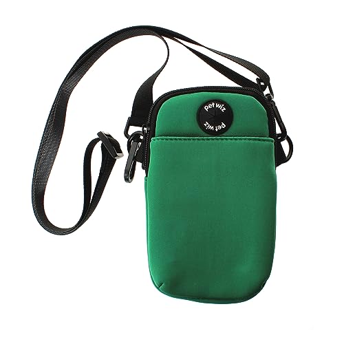 pet wiz Hundetasche mit verstellbarem Riemen (schlanke und leichte Hunde-Walking-Tasche, grün) von pet wiz