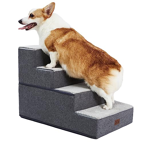 Pettycare Hundetreppe, Grau, 4 Stufen von pettycare