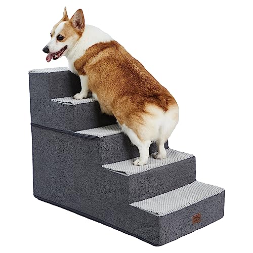 Pettycare Hundetreppe, Grau, 5 Stufen von pettycare