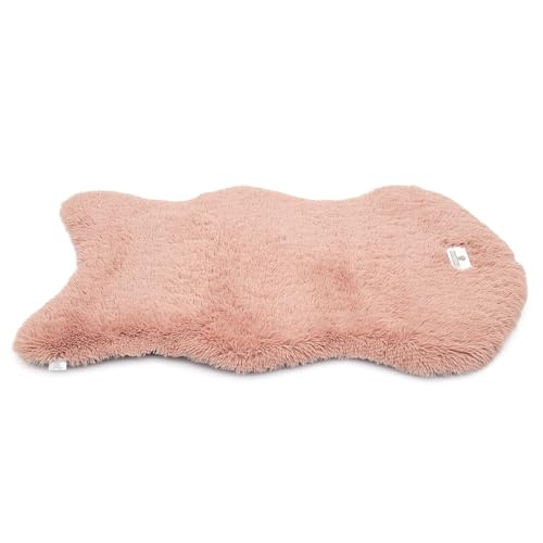 pfoten&nasen® Orthopädisches Hundebett, Hundekissen Waschbar, Hundematte Wasserdicht, Hundebett Orthopädisch Für Große, Mittelgroße und Kleine Hunde, Orthopädisches Hundekissen. (Rose, 127x76cm) von pfoten&nasen