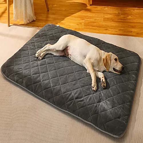 ping bu Weiche Hundebett-Matratze, waschbar, rutschfest, Katzendecke, gemütlich, beruhigend, warm, für kleine, mittelgroße und große Haustiere (115 x 85 x 6 cm, C) von ping bu