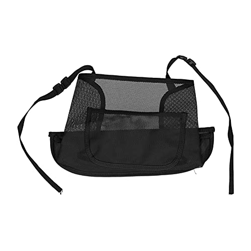 plplaaoo Universelle Schwarze Auto-Netztasche – zwischen Sitz-Aufbewahrungs-Organizer und Kinder-/Haustier-Absperrung – Netztasche mit großem Fassungsvermögen (A (Black)) von plplaaoo