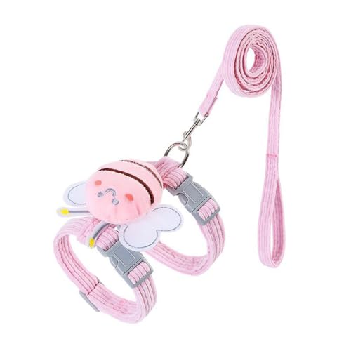 pofluany Katzenkabelbaum Leine Set einstellbare Cartoon-Bienen-Haustierkabelbaum für kleine mittelgroße Hunde Katzen fliehenssichere Haustierkragen Leine für Gehen im Freien Rosa M pofluany Katzenkabelbaum Leine Set einstellbare Cartoon-Bienen-Haustierkabelbaum für kleine mittelgroße Hunde Katzen fliehenssichere Haustierkragen Leine für Gehen im Freien Rosa M von pofluany