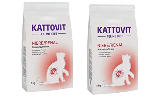 Kattovit Niere/Renal Trockenfutter 2x4kg von polbaby