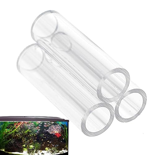 pologmase Crystal Shelter House für kleine Garnelen - Transparentes Acryl-Kristall-Schutzhaus für Aquarien,Aquarium-Rohrschutzrohr, Aquarium-Schutzdekorationen zur Förderung des Laichens von pologmase