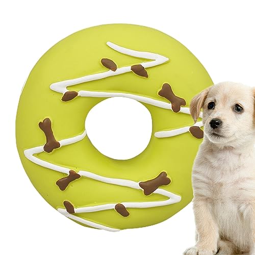 pologmase Donut für Hunde – Donut für Hunde mit Quietscher – interaktives Spielzeug für Donuts für Unternehmen, Kauspielzeug für Hunde, Spielzeug für Welpen, Spielzeug für Hunde von pologmase