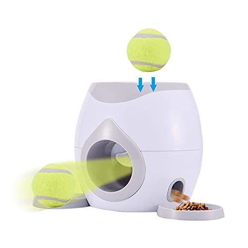 ppactvo Haustier Ball Spielzeug hundespielzeug Unzerstörbar Hundespiel & Training Spielzeug Hundekugeln Tough Tiernahrung Ball Dispenser von ppactvo