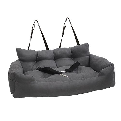 Hundeautositz Hundesitzerhöhung Sofa Outdoor Abnehmbares Kissen Tragbar mit Aufbewahrungstaschen Nest für große Hunde Kitty Haustierzubehör von predolo