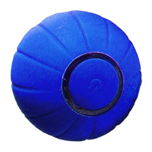 predolo Automatisch rollender Ball, Katzenspielzeug, rollendes Kätzchenspielzeug mit bunten Lichtübungen zum Spielen im Innenbereich, Blau von predolo