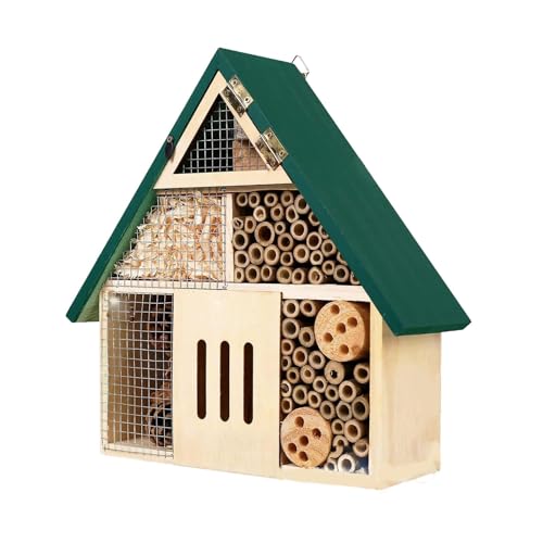 predolo Bee Hotel Hängendes Sägemehl Nest, Marienkäfer Lebensraum für Den Baumzaun Im Freien von predolo