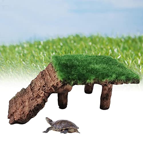 predolo Exquisite Harz-Schildkröteninsel mit Kletterstruktur für Terrarien, 11 x 6,5 x 4 cm B von predolo