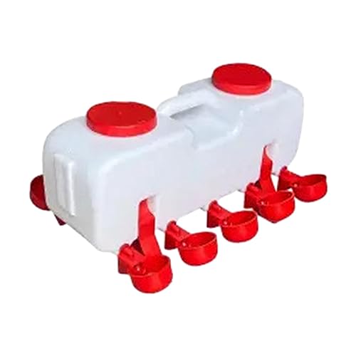 predolo Geflügel-Trinknapf, Hühnertränke, Becher, Wasserspender, Wasserspender, Küken, einfache Installation, Hühnertrinkbecher, Wasserbecher für Hühner, halbautomatisch S von predolo