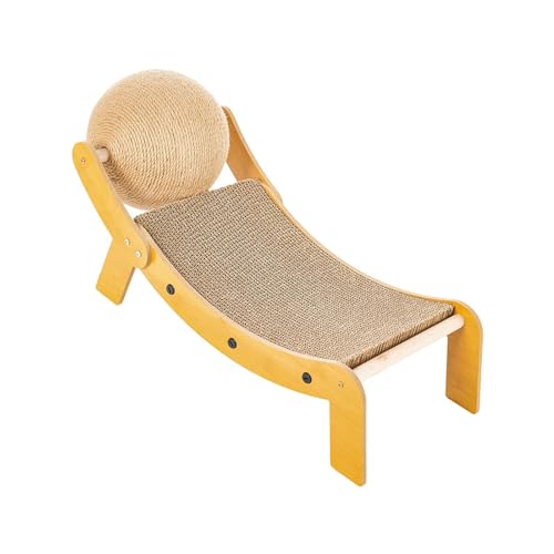 predolo Großes Katzenkratzsofa, Katzenkratzbrett, Langlebig, Verschleißfest, Katzen Lounge Bett Zum Schleifen von Krallen, Zum Ausruhen von Kätzchen Beim Spie, 50cmx25cmx21cm von predolo