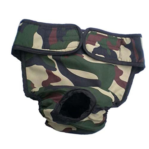 predolo Hundeschutzhose für Rüden - Bequeme Baumwollhose für den Schutz Ihres Rüden, Camouflage, S von predolo