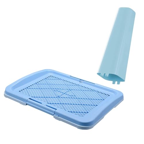 predolo Hundetoiletten Töpfchen PIPI Pad Halter, Wiederverwendbare Hunde Netztoilette, Haustier Katzentoilette, Netzgitter, Toilette für Welpen, Andere Hausti, Blau von predolo