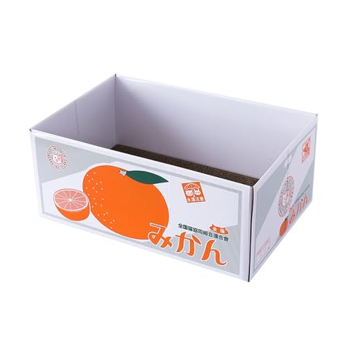 predolo Katzenkratzmöbel für Spiel und Ruhe, Naturmaterial, Orange von predolo