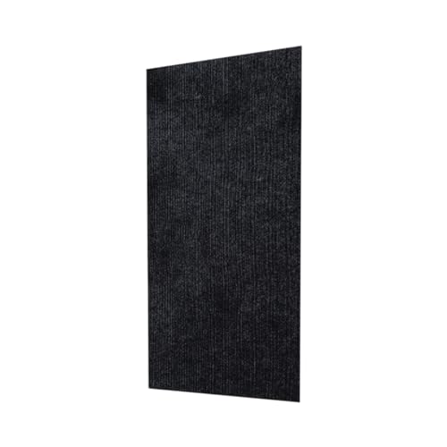 predolo Kratzmatte für Katzen, 30 X 100 cm, Einfach zu Verwenden, Haustierbedarf, Schleifkralle, Katzenteppich, Krallenschärfer, Spielzeug für Den Innenbereic, Schwarz von predolo