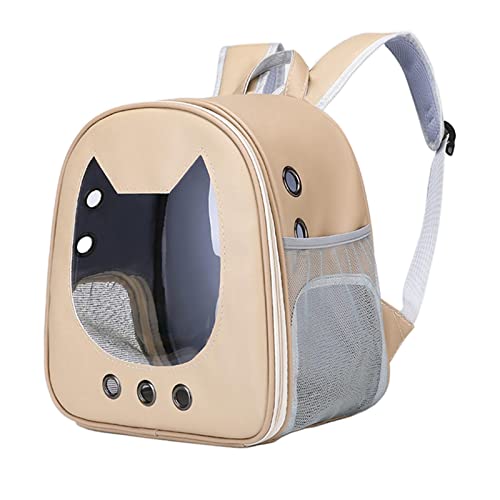 predolo Leichte Tragetasche für Haustiere, Transportrucksack mit Belüftungssystem, Beige von predolo