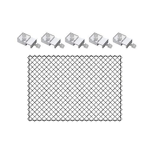 predolo Mesh-Siebnetz, Aquarium-Abdeckung, Ersatznetz, langlebig, mit Netzhalter, einfach zu installierendes Netz-Mesh-Gadget, Robustes DIY-Aquarium-Siebnetz von predolo