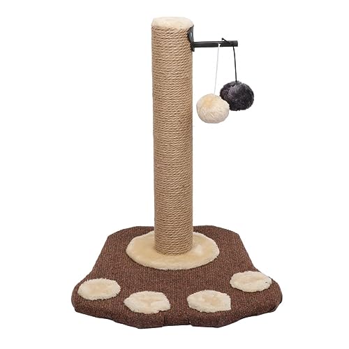 predolo Robuster Spielbaum für Katzen, Interaktives Haustierspielzeug, Jute von predolo