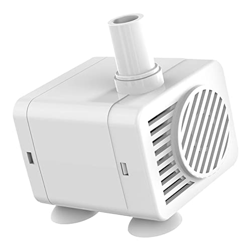 predolo USB Betriebene Katzenwasserpumpe Leise 5 V für Haustier Wasserspender, mit Licht von predolo