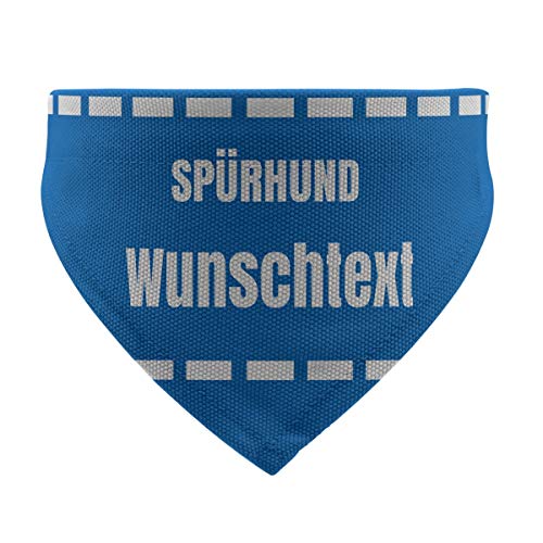 printplanet® - Hundehalstuch mit Name oder Text - Halstuch für Hunde - Layout Spürhund - Größe S von printplanet