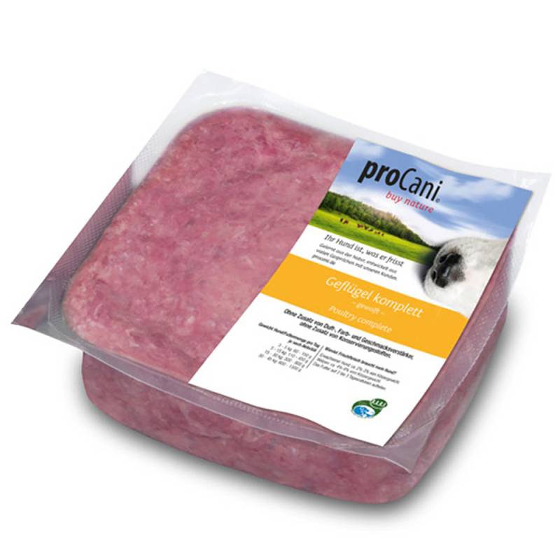 proCani Geflügel komplett - 16 x 500 g von proCani