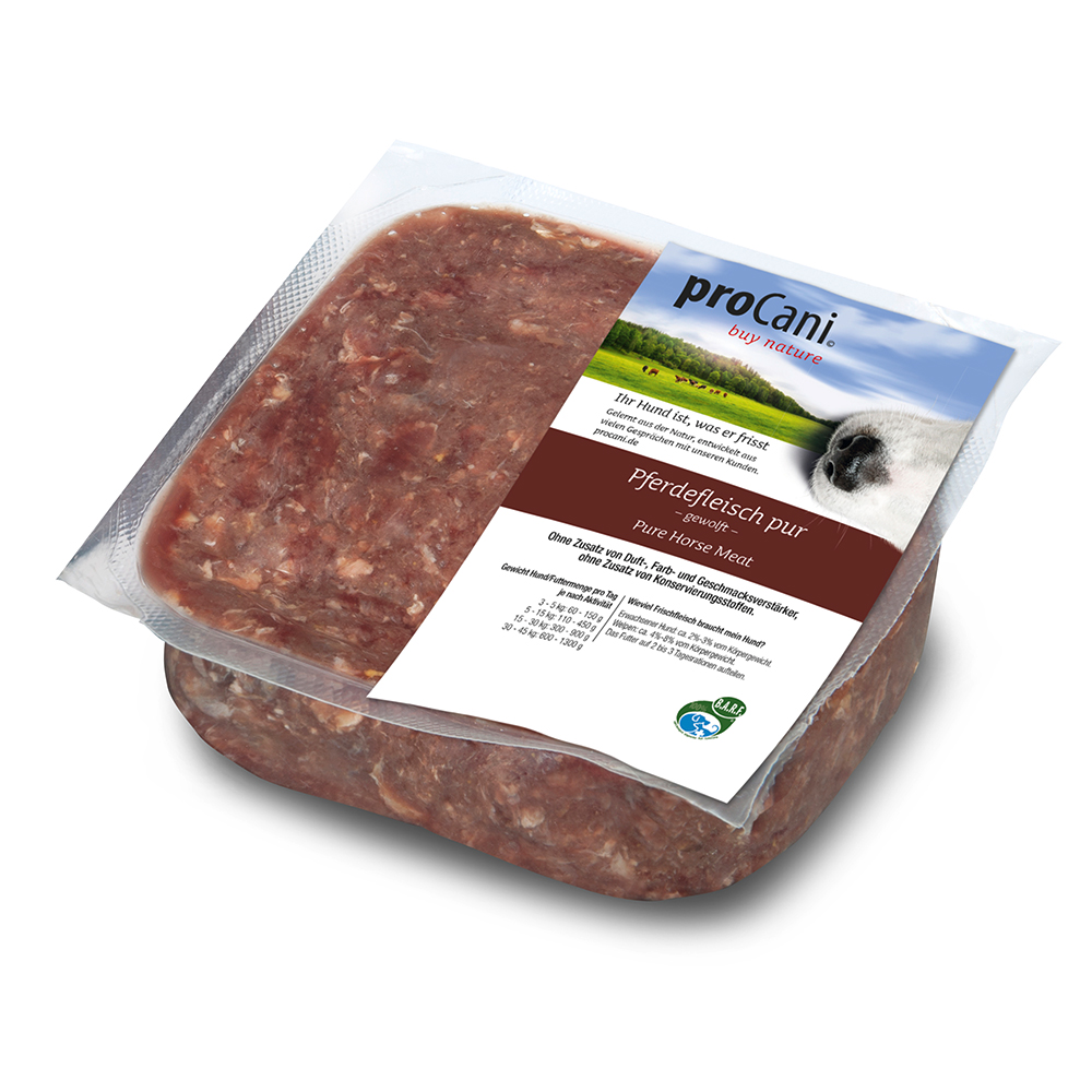 proCani buy Nature Pferd Pur - 28 x 500 g proCani buy Nature Pferd Pur - 28 x 500 g von proCani