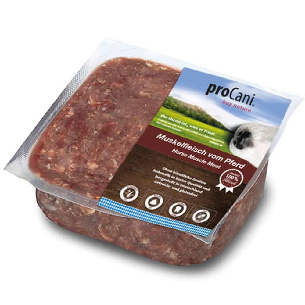 proCani buy nature Muskelfleisch vom Pferd - 28 x 500 g proCani buy nature Muskelfleisch vom Pferd - 28 x 500 g von proCani