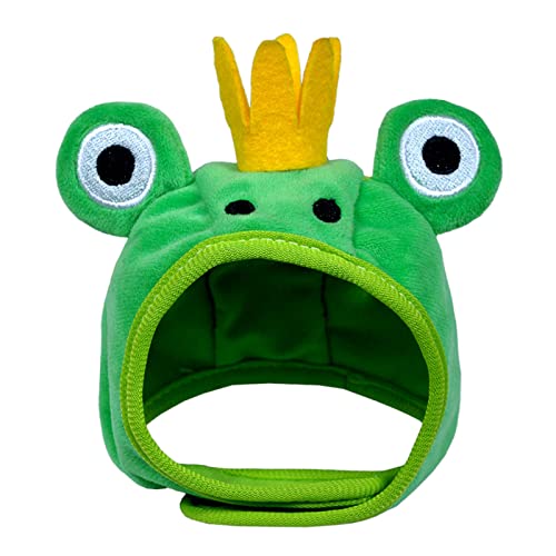 pumpumlia Haustierkostüm, Cartoon-Design, Plüschhut, Party, Cosplay, Kleid, Zubehör und kleine Hunde von pumpumlia
