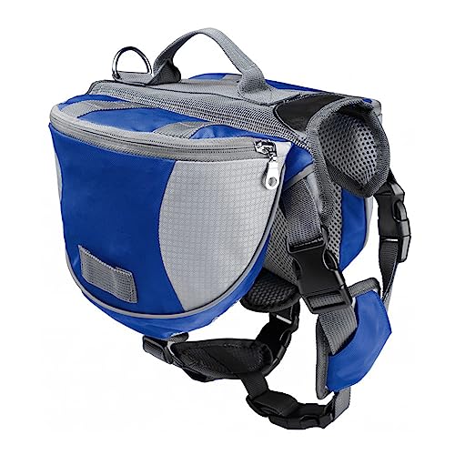 pumpumlia Selbsttragende Haustiertasche für große Hunde, Weste mit Taschengriff zur Aufbewahrung, Kotbeutel, Leckerli-Spielzeug, Telefon, große Kapazität pumpumlia Selbsttragende Haustiertasche für große Hunde, Weste mit Taschengriff zur Aufbewahrung, Kotbeutel, Leckerli-Spielzeug, Telefon, große Kapazität von pumpumlia