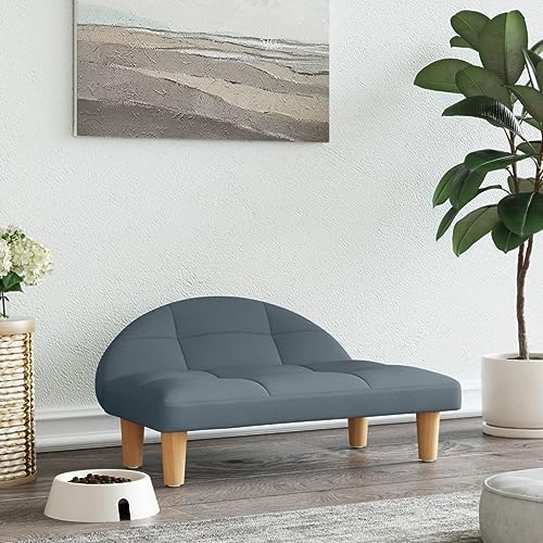 puraday Hundebett Dunkelgrau 70x52x30 cm Stoff katzensofa Hundesofa Katzenbett Dog Bed Cat Bed Bequeme Haustierbett Stilvolles Design Kann Im Wohnzimmer Oder Schlafzimmer Platziert Werden von puraday