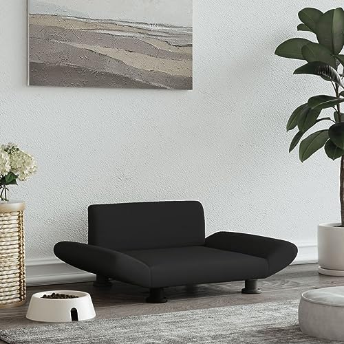 puraday Hundebett Schwarz 70x45x28 cm Stoff Hundesofa Katzensofa Hundebetten Katzenbett Bequeme Haustierbett Stilvolles Design Kann Im Wohnzimmer Oder Schlafzimmer Platziert Werden von puraday