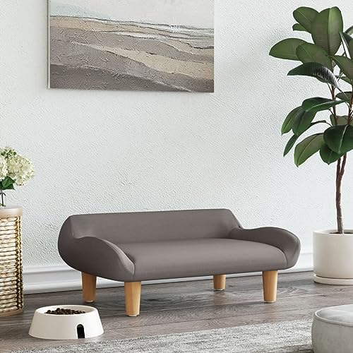 puraday Hundebett Taupe 70x40x24 cm Stoff Hundesofa katzensofa Katzenbett Dog Bed Cat Bed Bequeme Haustierbett Kann Im Wohnzimmer Oder Schlafzimmer Platziert Werden Stilvolles Design von puraday