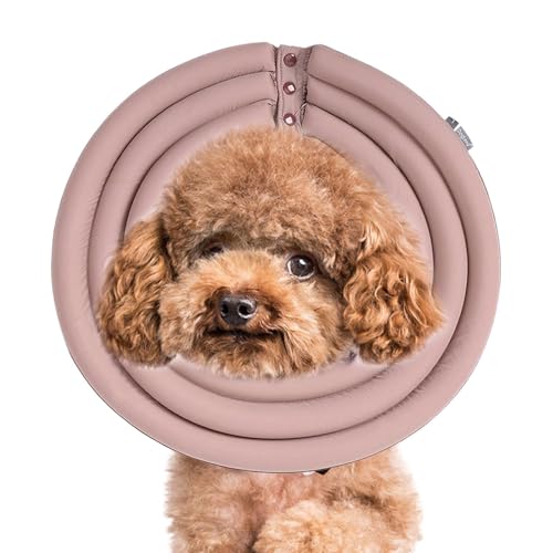 puzzlegame Donut-Halsband für Hunde, verstellbare Hundekegel - Comfort Recovery Kegelhalsband für Hunde,Hunde-Erholungs-Halsband, Haustier-Hunde-Erholungs-Donut für große, mittlere und kleine Rassen von puzzlegame