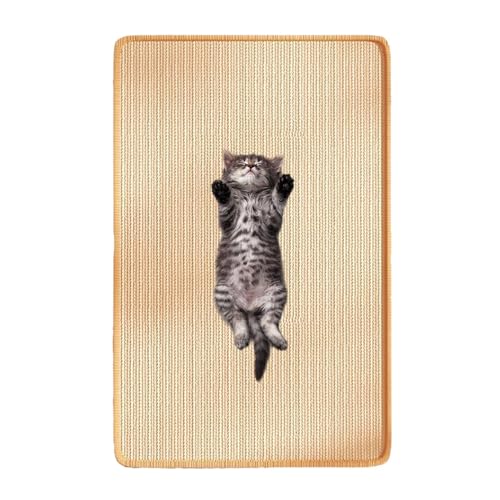 puzzlegame Katzenkratzmatte, Katzenkratzpad | Kratzmatte Katzenkratzpads | 11,8 x 23,6 Zoll Kratzbaum, Katzenkratzer, Sisalmatte zum Schutz von Teppichen, Sofas, Couchecken von puzzlegame