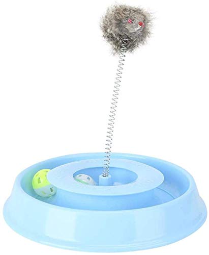 qiuqiu Cat Roller Toy Cat Track Toy Ball Circuit Ball Cat Toy Interaktives Spiel Und Übung Für Kätzchen Cat Teaser Kitty Toys Plüsch Spring Mouse Toy von qiuqiu