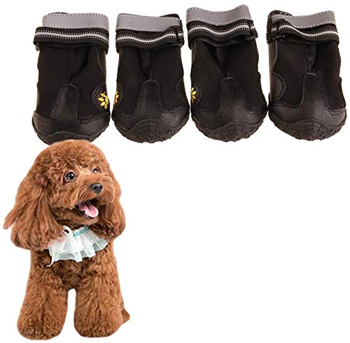 qiuqiu Hundestiefel ， Hundeschuhe Für Haustiere, Plastikschuhe, Verschleißfeste Und Bissfeste Hundeschuhe, rutschfeste Und wasserdichte Hundeschuhe ， rutschfeste Hundesocken von qiuqiu