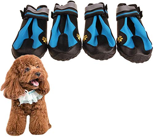 qiuqiu Hundestiefel ， Hundeschuhe Für Haustiere, Plastikschuhe, Verschleißfeste Und Bissfeste Hundeschuhe, rutschfeste Und wasserdichte Hundeschuhe ， rutschfeste Hundesocken von qiuqiu